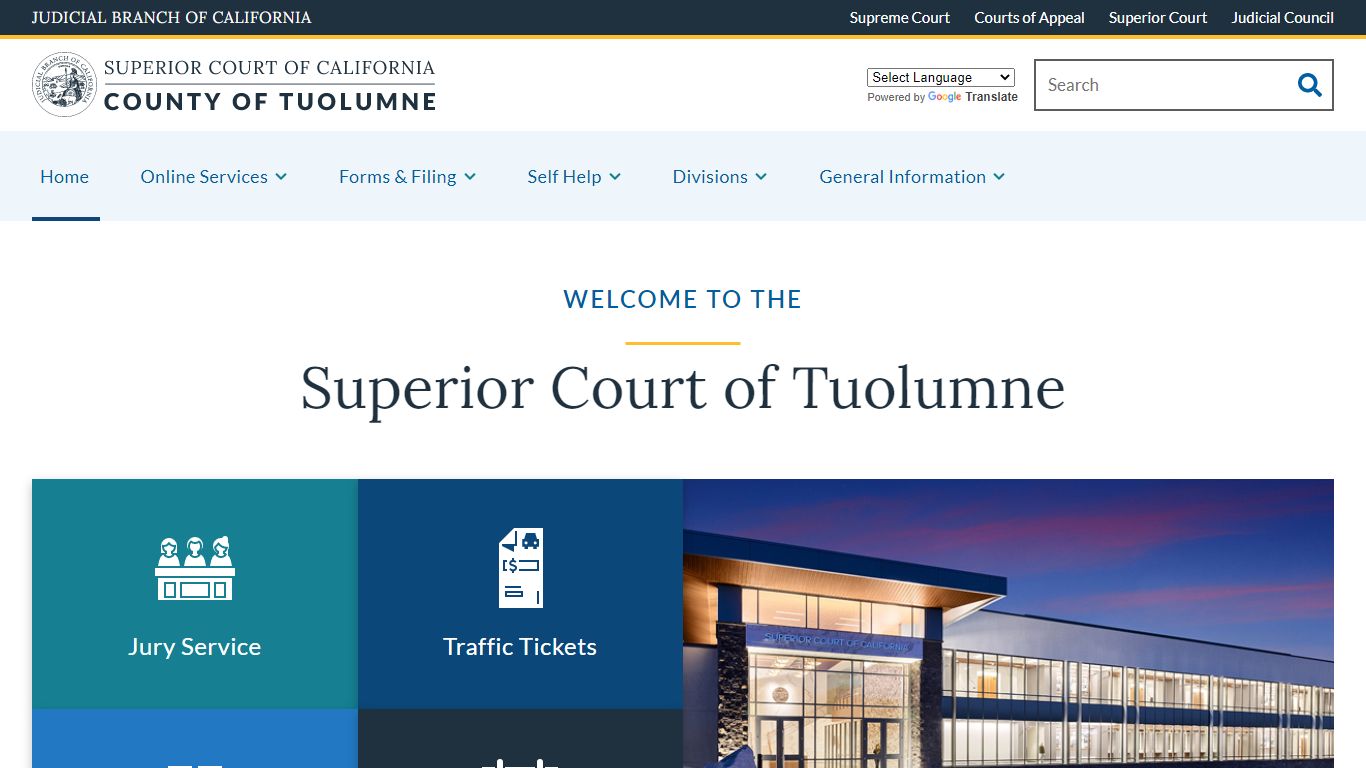 The Superior Court of California, Tuolumne County